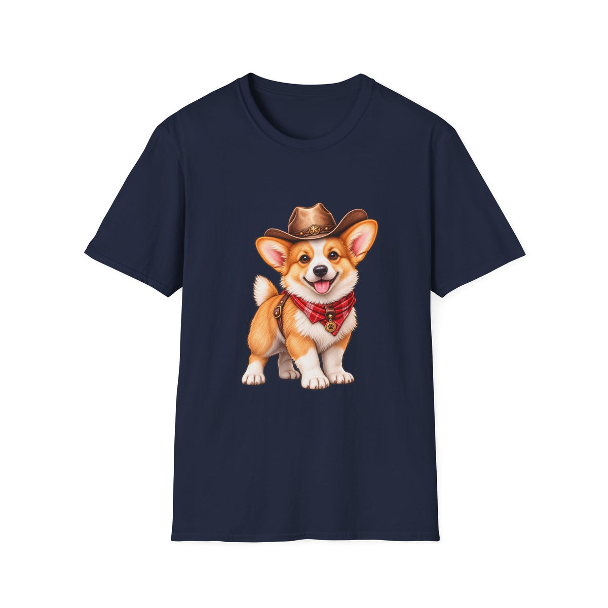 Cute Western Dog Tee with 'Howdy' Vibe