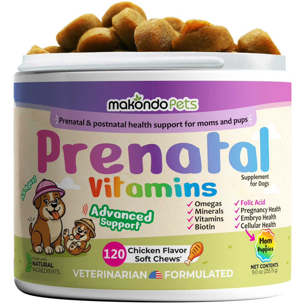 Dog Prenatal Vitamins for Pregnant Nursing Dogs