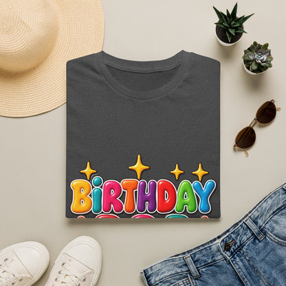 Birthday Dog T-Shirt Paw Print Birthday Tee
