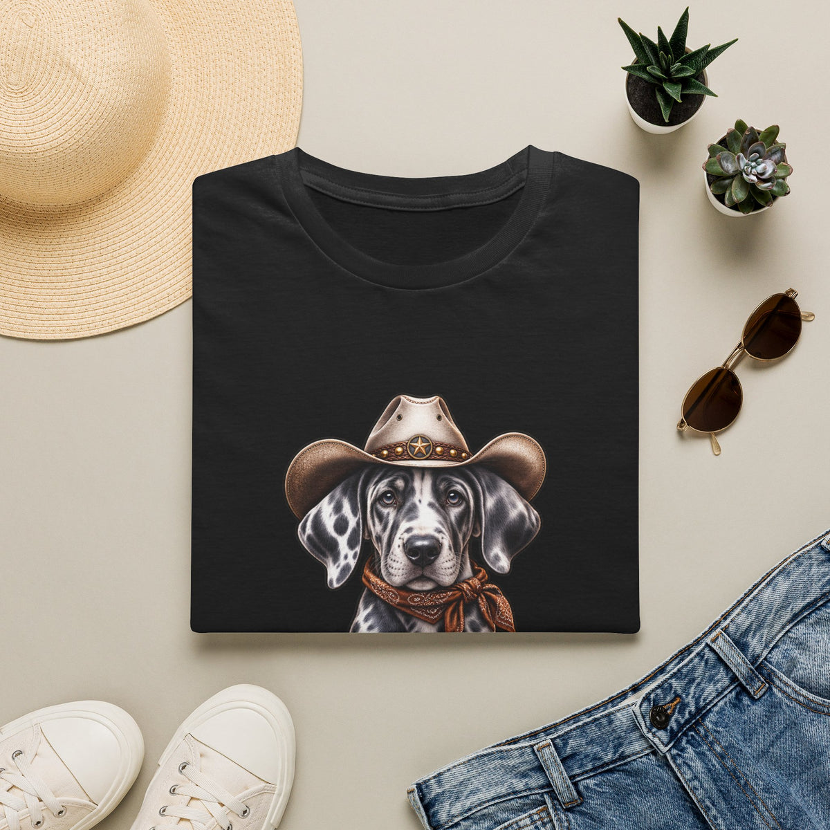 Cowboy Dalmatian T-Shirt