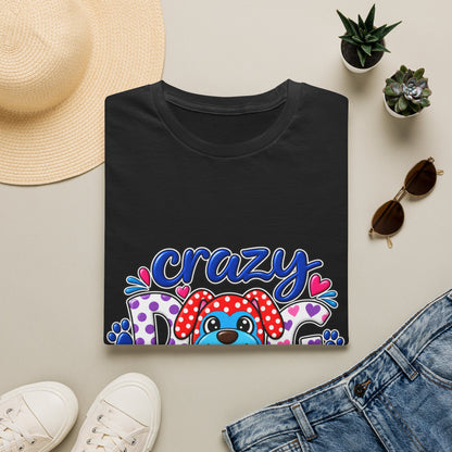 Crazy Dog Lady T-Shirt — Playful Polka Dot Puppy