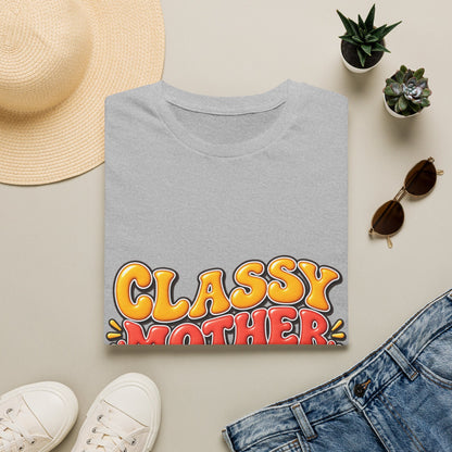 Classy Motherpopper Retro Graphic T‑Shirt