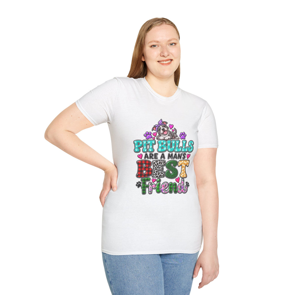 Pit Bulls Are a Man's Best Friend T-Shirt