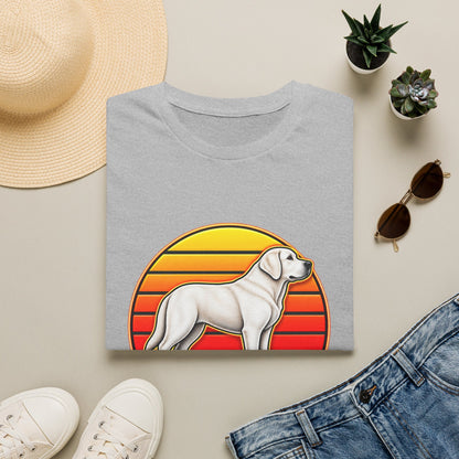 Best Dog Mom Ever T-Shirt – Retro Sunset Labrador Dog Mom Gift