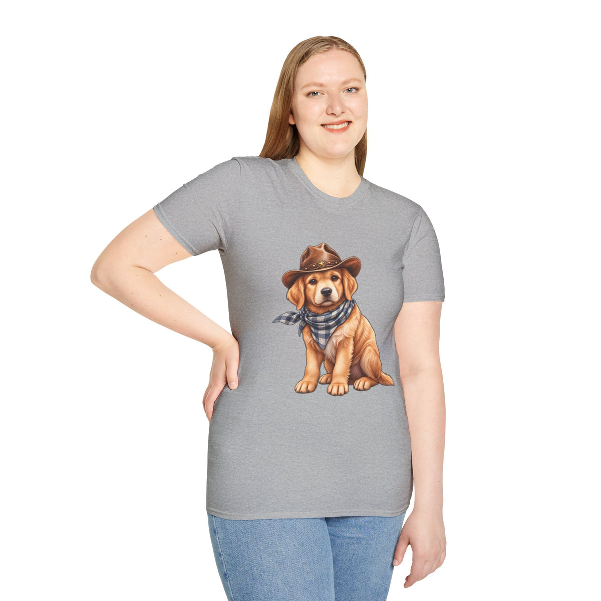 Golden Retriever Cowboy T-Shirt
