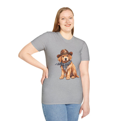 Golden Retriever Cowboy T-Shirt