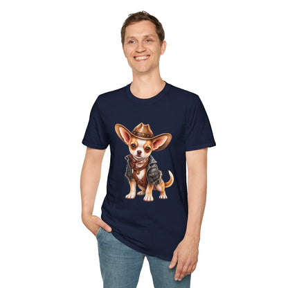 Cowboy Chihuahua T-Shirt —Cute Western Dog
