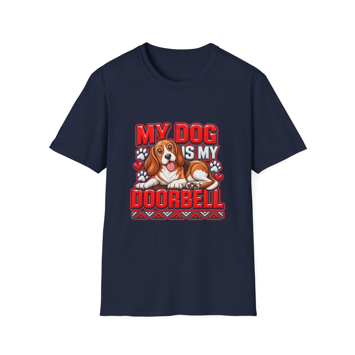 Dog Lover T-Shirt — "My Dog Is My Doorbell"