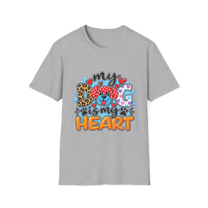 My Dog Is My Heart T-Shirt — Cute  Paw & Heart