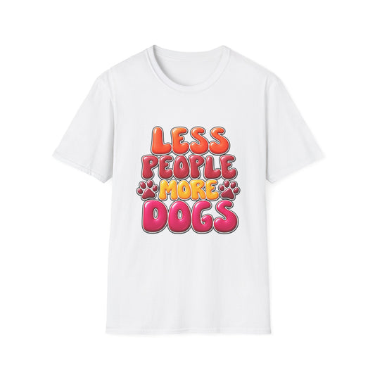Less People More Dogs T-Shirt