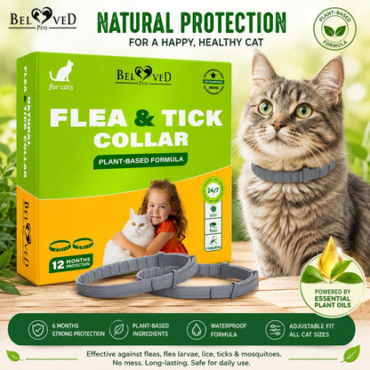 Natural Flea & Tick Collar for Cats
