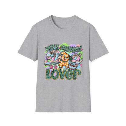Dog Lover T-Shirt — "Wife Mommy Dog Lover" Cute Puppy Graphic Tee