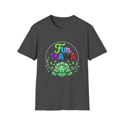 Fun Mama T-Shirt — Colorful Floral Succulent Mom Tee