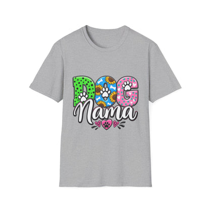 Dog Mama T-Shirt Paw Print Graphic Tee for Pet Lovers