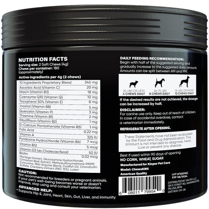 20-in-1 Dog Multivitamin Supplements for Health