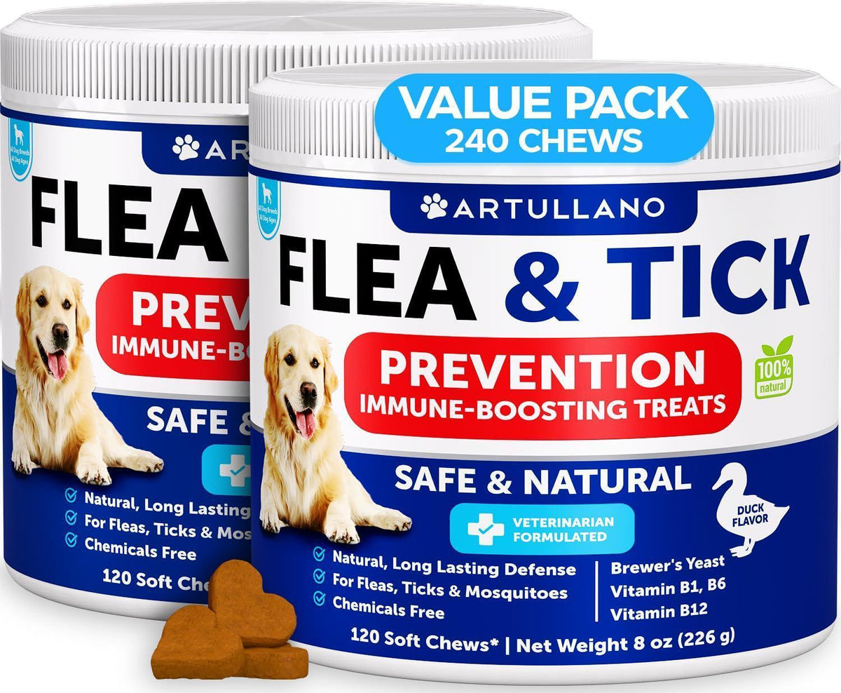 Natural Flea & Tick Chews for Dogs