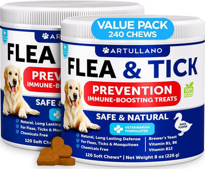 Natural Flea & Tick Chews for Dogs