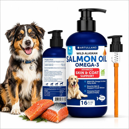Wild Alaskan Salmon Oil for Dogs – Omega 3