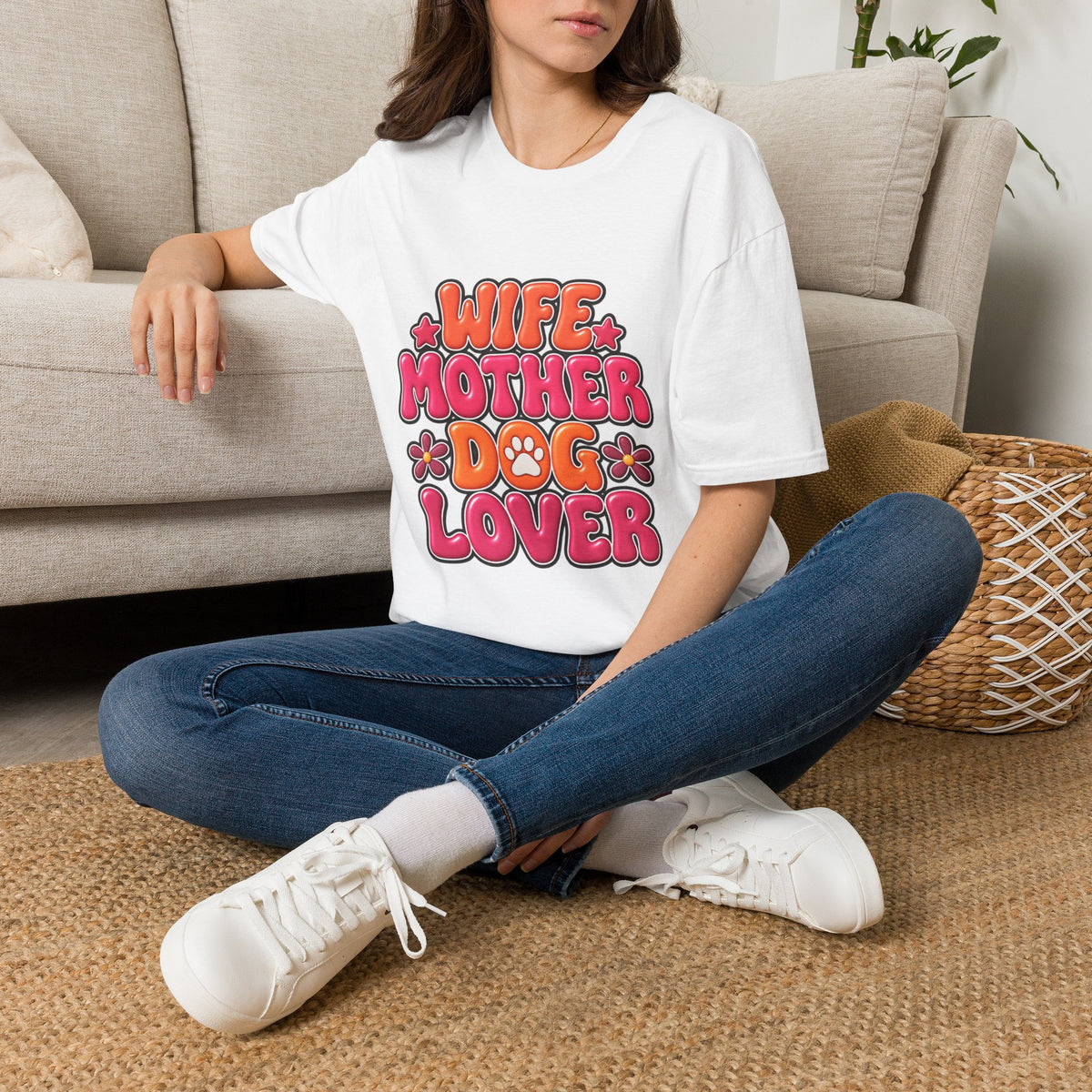 Wife Mother Dog Lover T‑Shirt