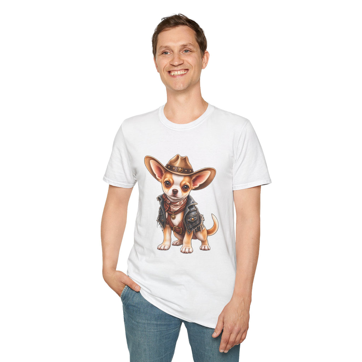 Cowboy Chihuahua T-Shirt —Cute Western Dog