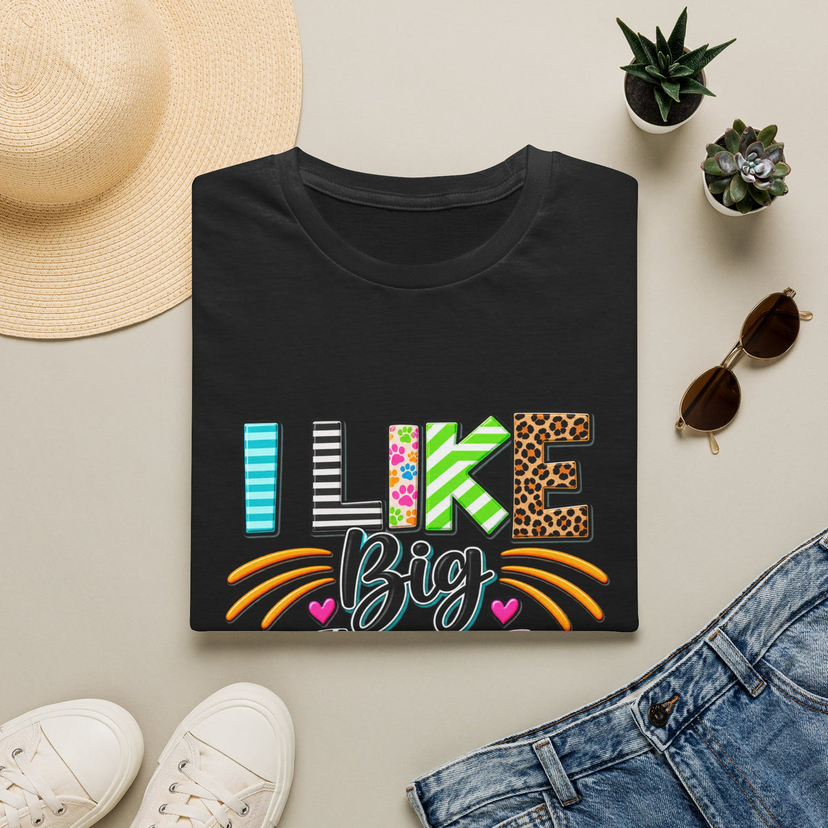 I Like Big Mutts T-Shirt – Colorful Dog Lover Tee