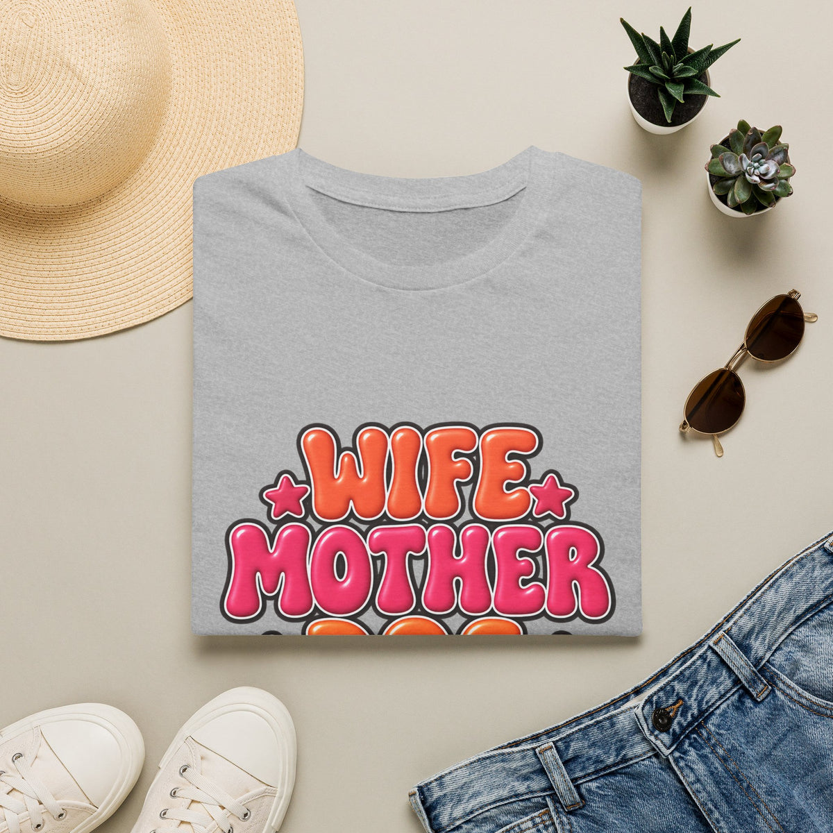 Wife Mother Dog Lover T‑Shirt