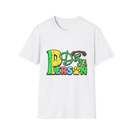 Dog Person T‑Shirt – Cute Paw Print Graphic Tee for Dog Lovers