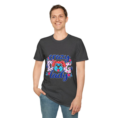 Crazy Dog Lady T-Shirt — Playful Polka Dot Puppy