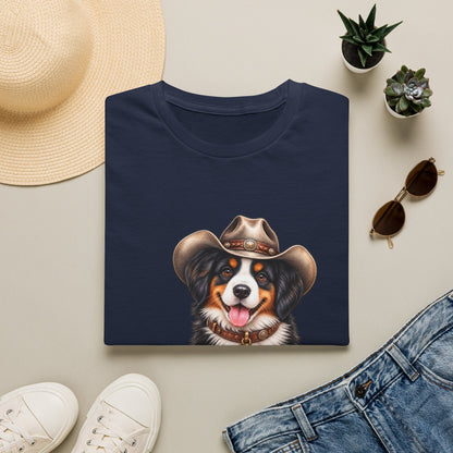Cowboy Bernese Mountain Dog T-Shirt