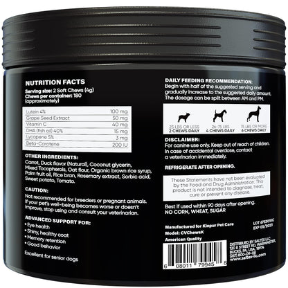 Dog Eye Vitamins with Lutein & Fish Oil