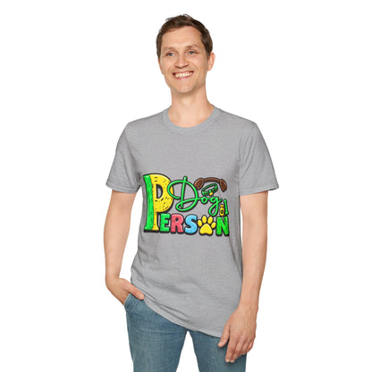 Dog Person T‑Shirt – Cute Paw Print Graphic Tee for Dog Lovers