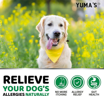YUMA'S Dog Allergy Relief Chews – Itch & Skin Support
