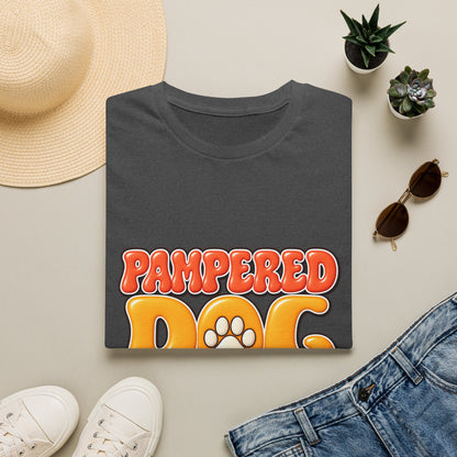 Pampered Dog Treats T-Shirt — Retro Paw Graphic