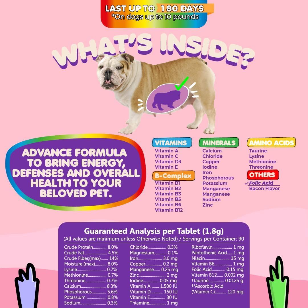 Prenatal Dog & Cat Vitamins Multivitamin Supplement