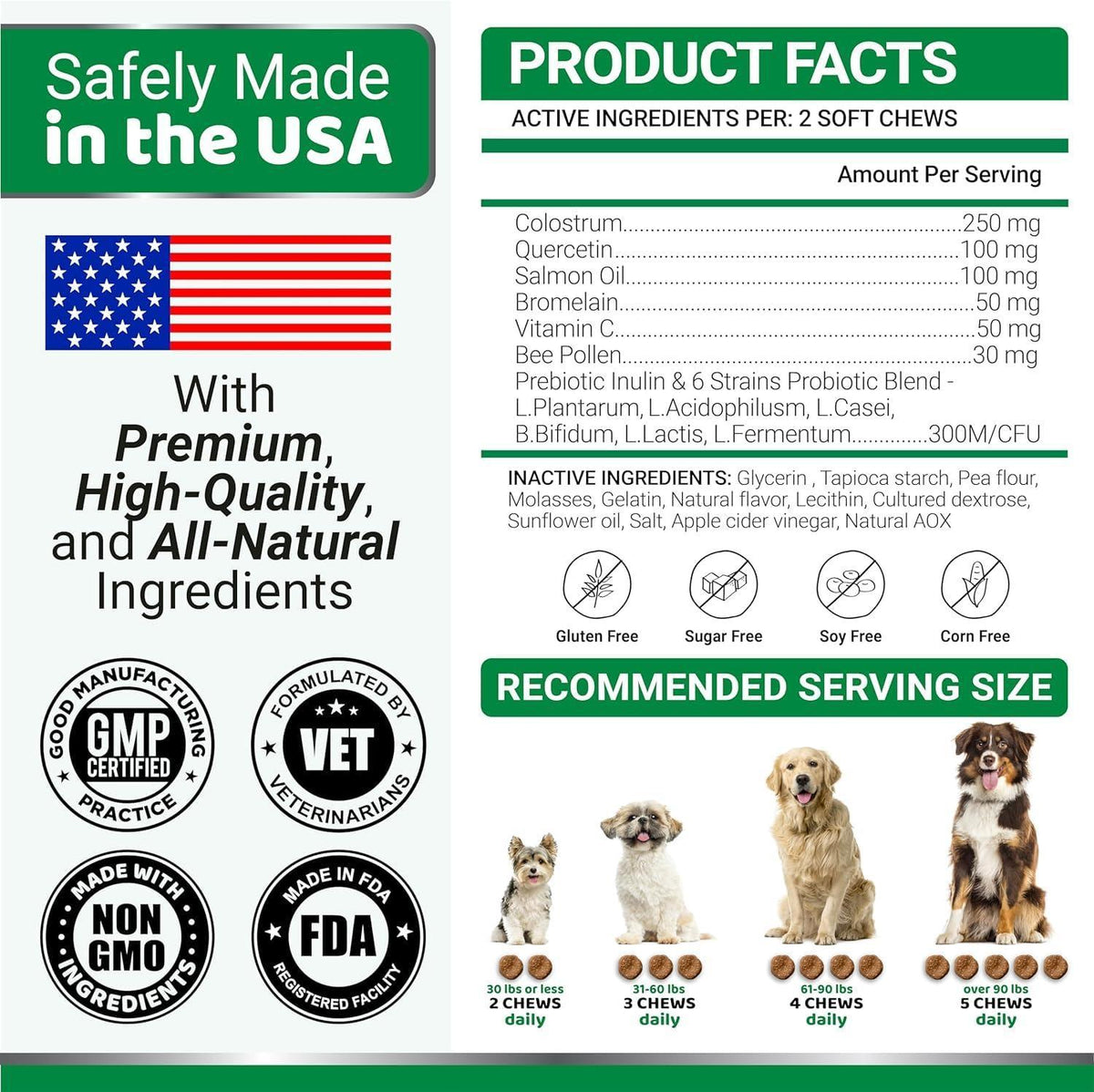 YUMA'S Dog Allergy Relief Chews – Itch & Skin Support