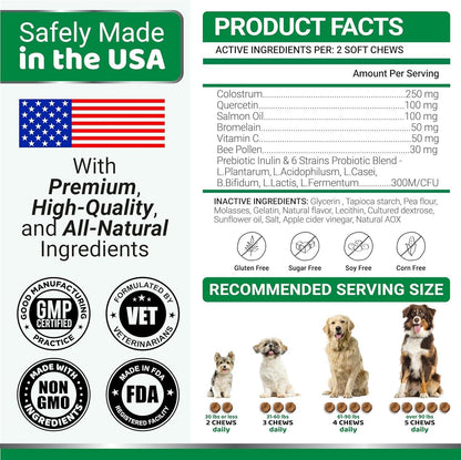 YUMA'S Dog Allergy Relief Chews – Itch & Skin Support