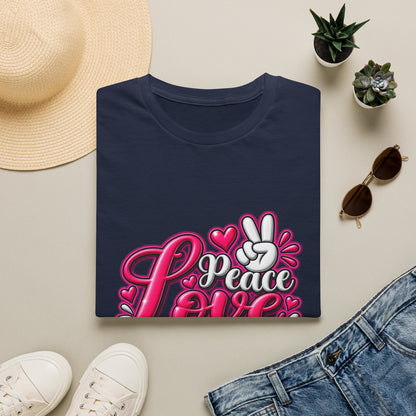 Rescue Love T-Shirt — "Peace Love Rescue" Pet Rescue Animal Advocate Tee