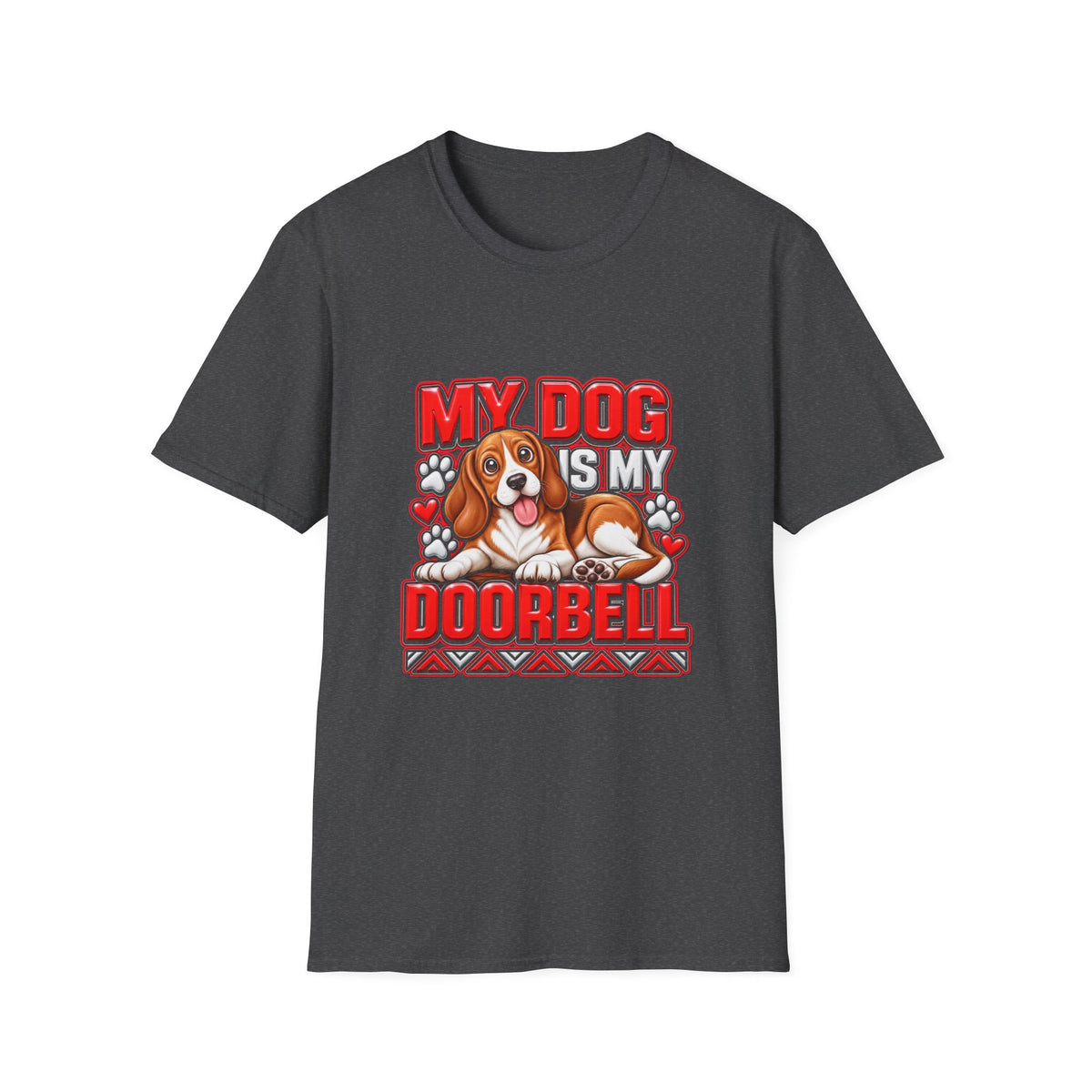 Dog Lover T-Shirt — "My Dog Is My Doorbell"