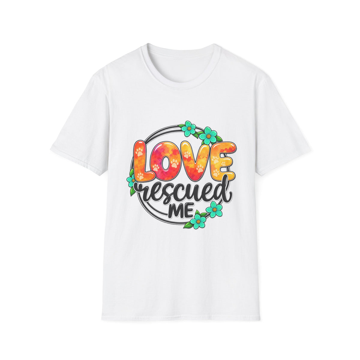 LOVE Rescued Me T-Shirt — Pet Rescue Adoption Tee