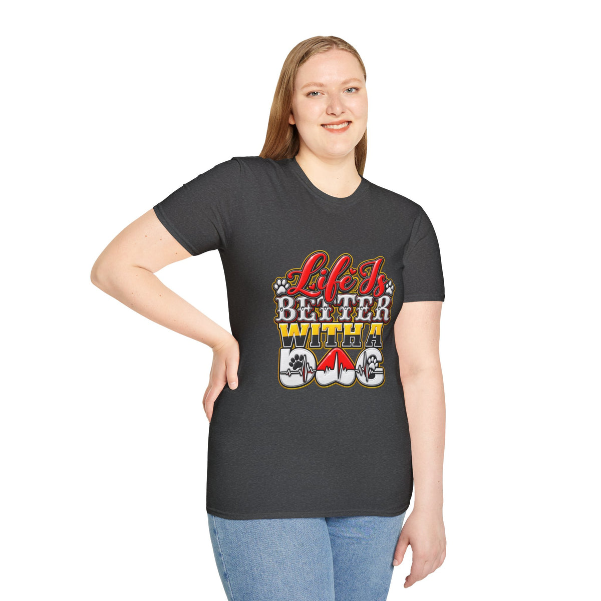 Life Is Better With A Dog T‑Shirt — Retro Pet Lover