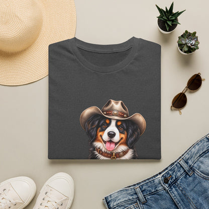 Cowboy Bernese Mountain Dog T-Shirt