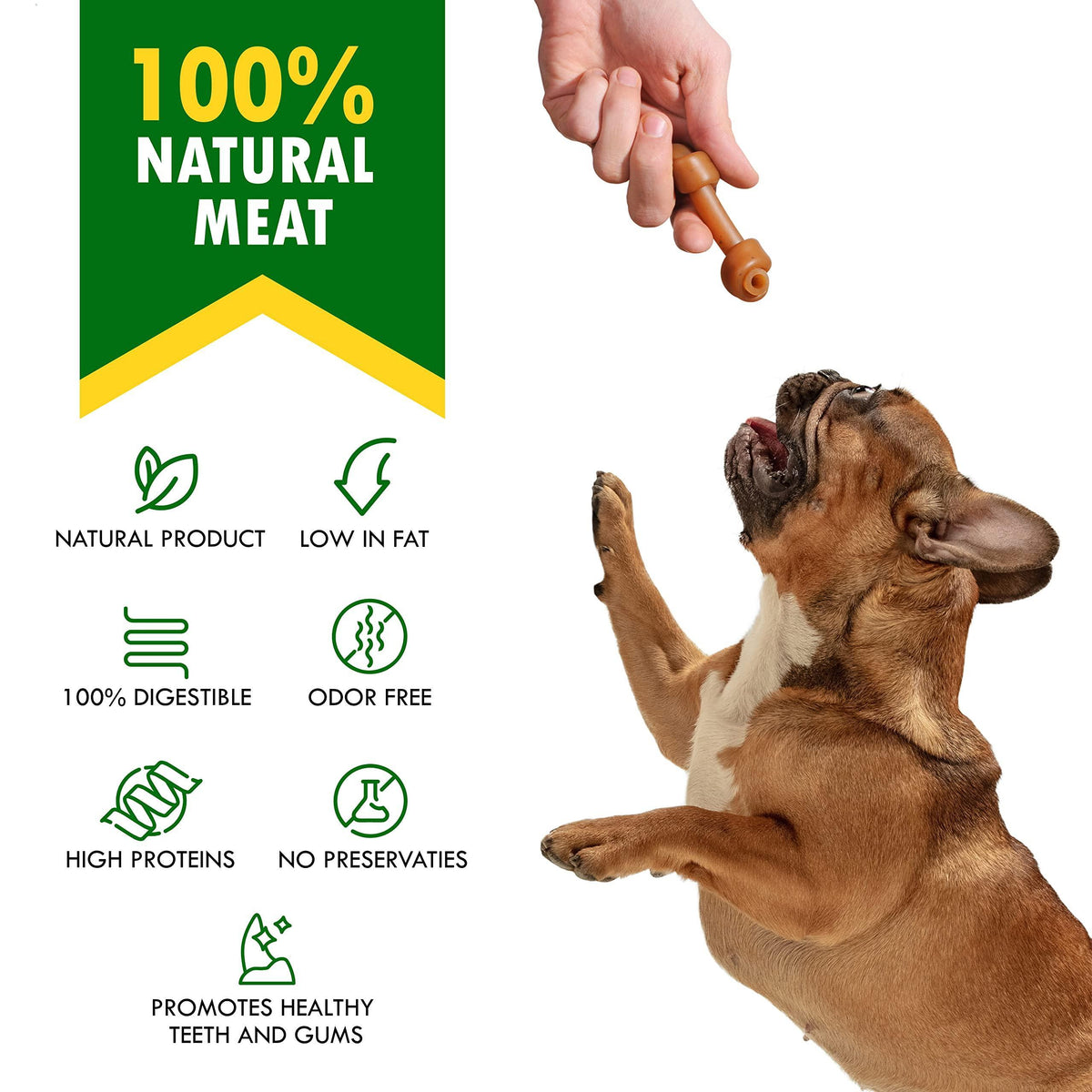 Dog Peanut Butter Bones with Cranberry Collagen Chews