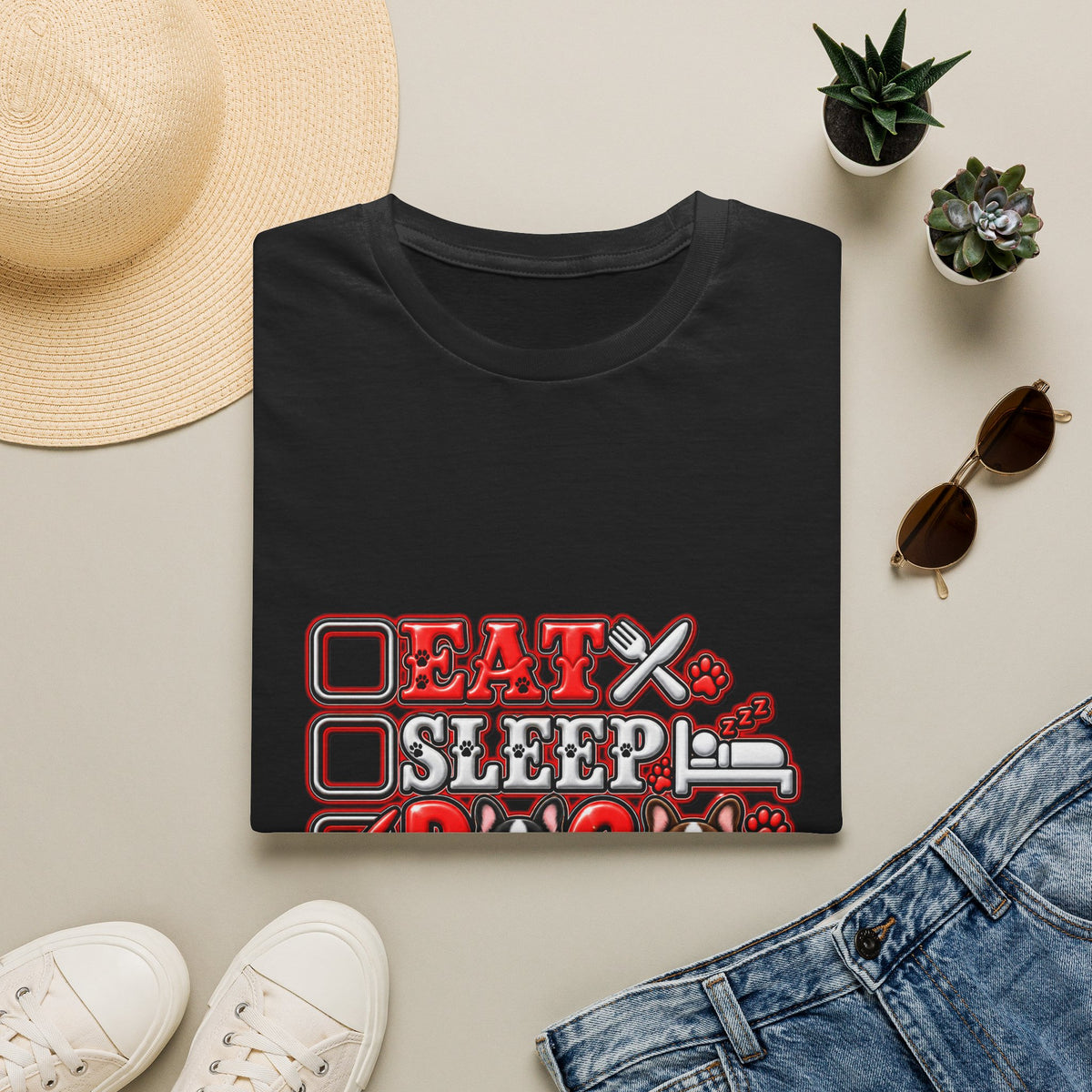 Eat Sleep Dog Repeat T-Shirt