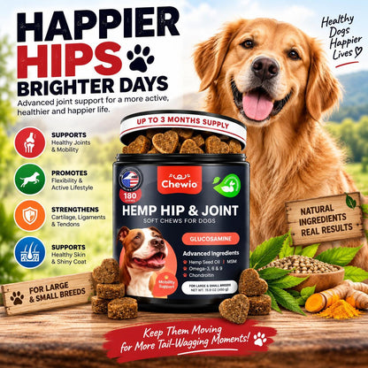 Glucosamine Chondroitin Joint Chews for Dogs