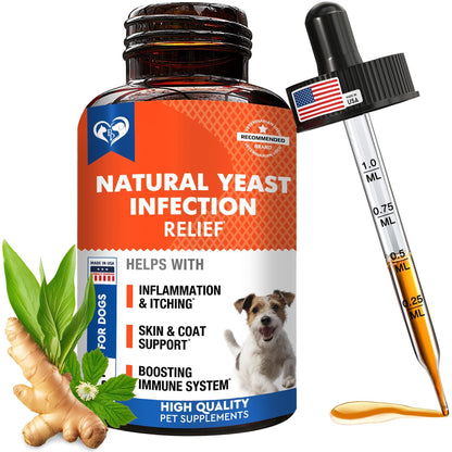 Natural Dog Yeast Infection & Itch Relief Drops