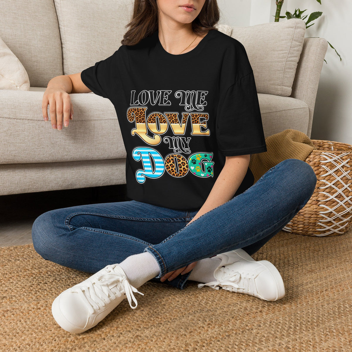 Love Me Love My Dog Graphic T-Shirt