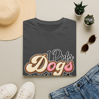 I Prefer Dogs Over People T-Shirt — Cute Paw Print Dog Lover Tee