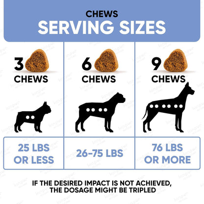 Calming Hemp Chews for Dogs Duck Flavor