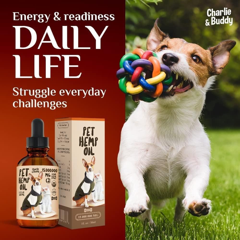 Charlie Buddy Hemp Oil for Dogs & Cats