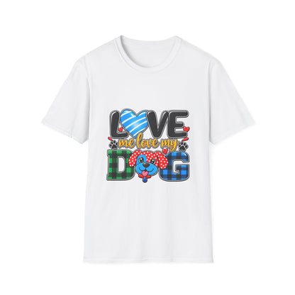 Love Me, Love My Dog" Cute Paw & Heart